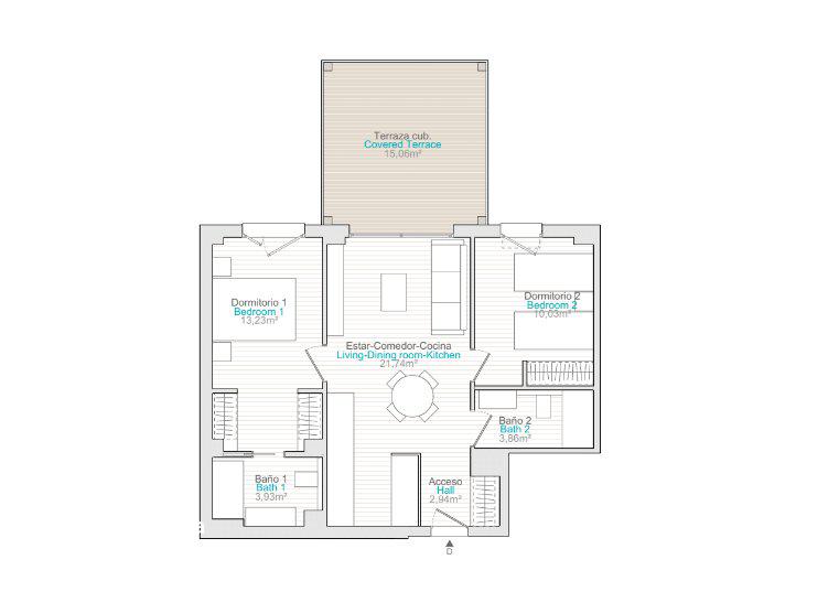 Apartment in Denia, 66 m², 239,000 €, photo 5, listing 30765056