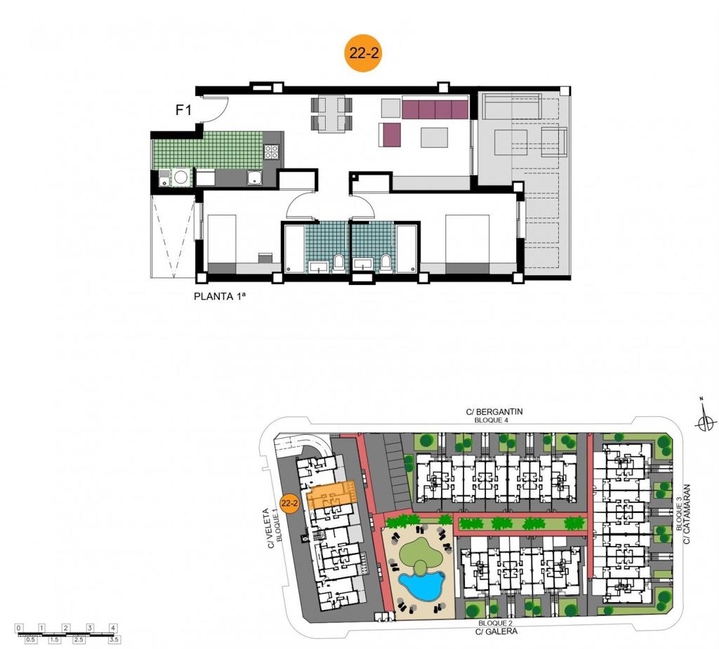 Apartment in Pilar de la Horadada, 72 m², 219,000 €, photo 7, listing 22487296