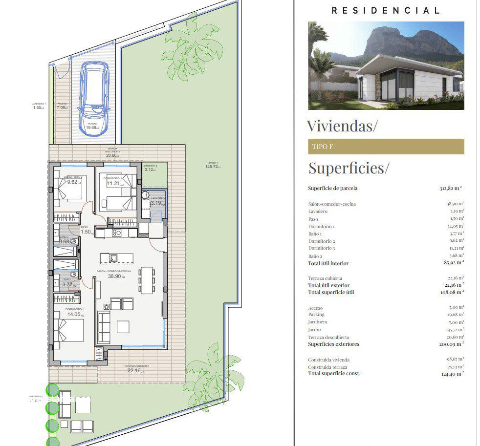 Detached house in Polop, 135 m², 495,000 €, photo 2, listing 50451536