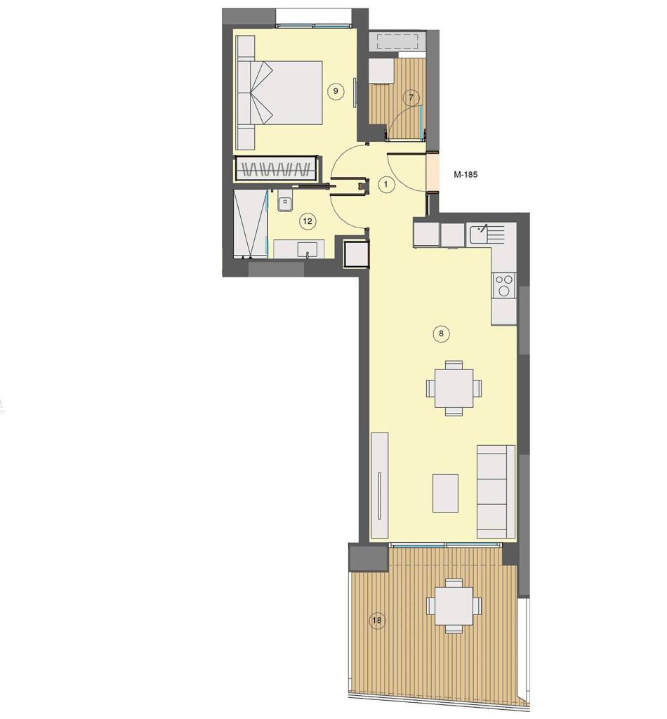 Apartment in Benidorm, 76 m², 359,000 €, photo 1, listing 361696