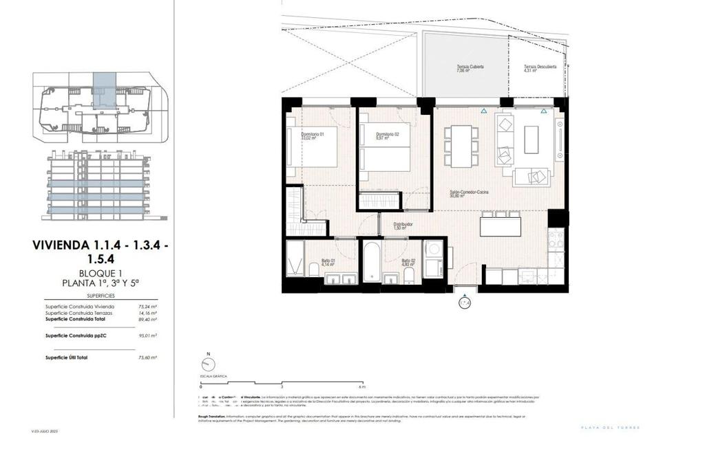 Apartment in Villajoyosa, 95 m², 376,000 €, photo 3, listing 55263536