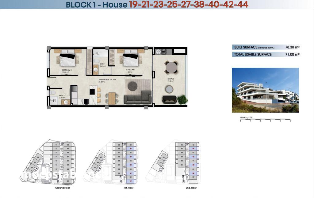 Apartment in La Marina, 78 m², 299,000 €, photo 5, listing 2239536