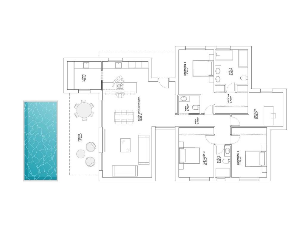 Villa in Monforte del Cid, 180 m², 546,000 €, photo 5, listing 52482016