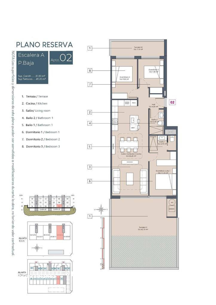 Apartment in Ciudad Quesada, 81 m², 310,000 €, photo 9, listing 1816416