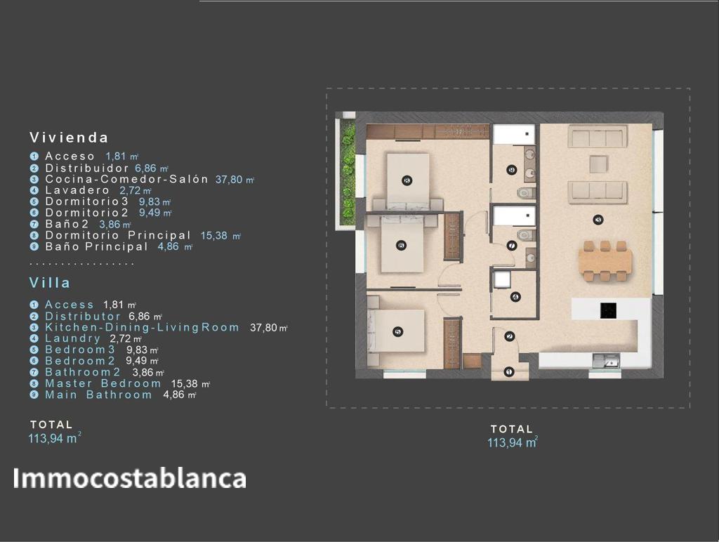 Villa in Orihuela Costa, 113 m², 488,000 €, photo 9, listing 53672416