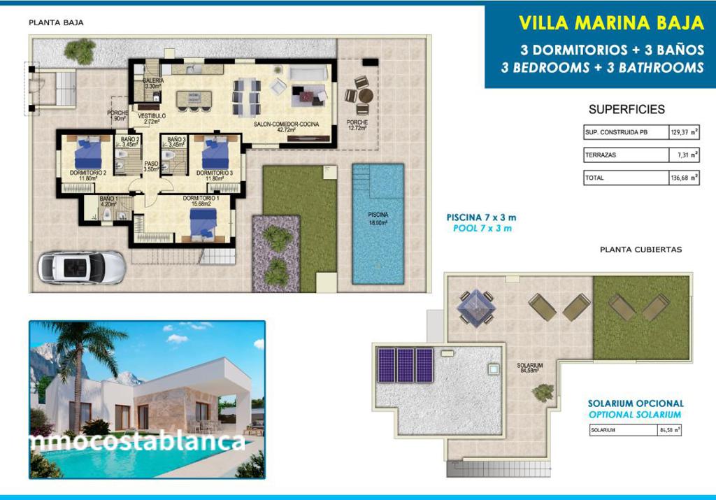 Detached house in Polop, 129 m², 649,000 €, photo 3, listing 30797936