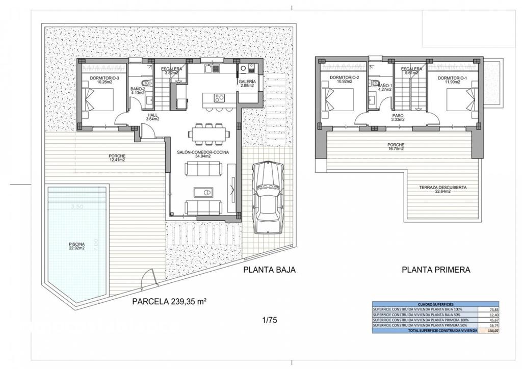 Villa in Ciudad Quesada, 134 m², 531,000 €, photo 2, listing 19007536