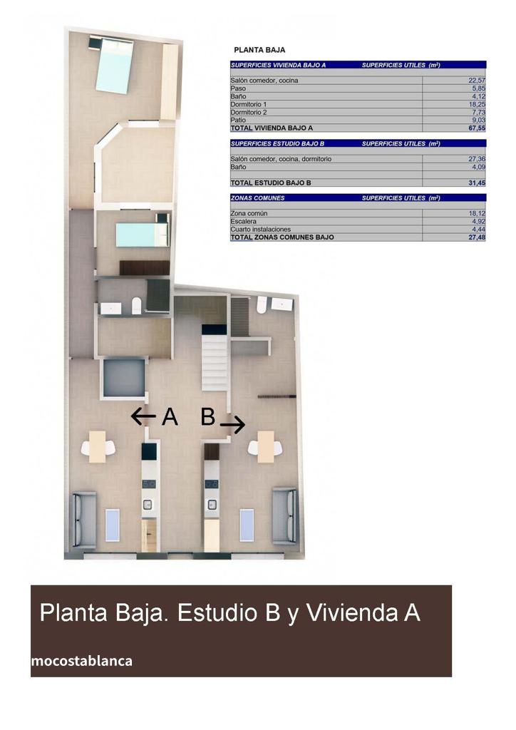 Apartment in Torrevieja, 31 m², 155,000 €, photo 2, listing 21647536