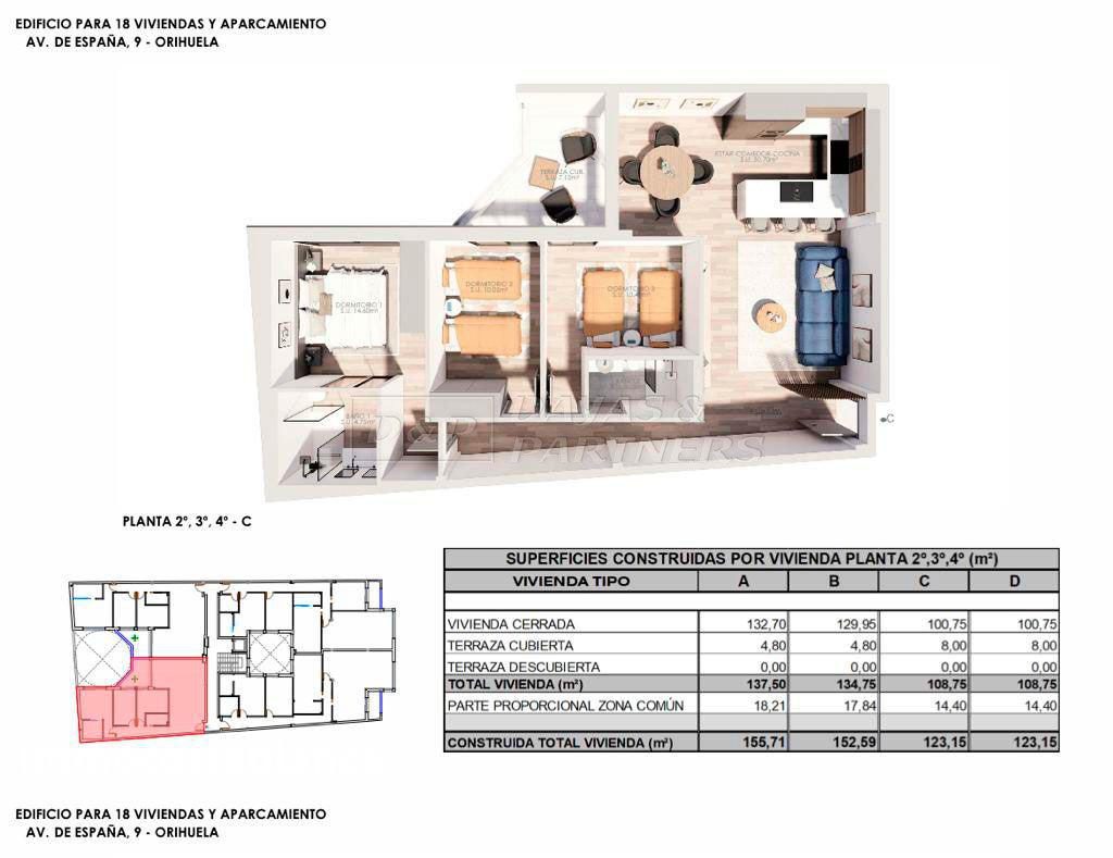 Apartment in Orihuela, 108 m², 306,000 €, photo 7, listing 9097856