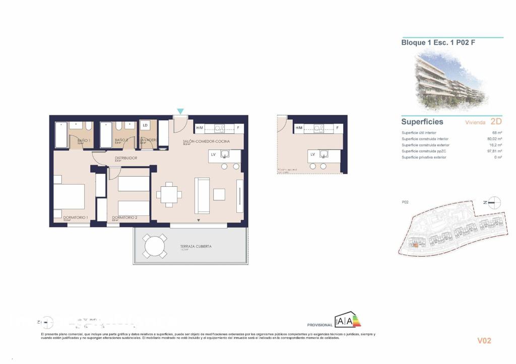 Apartment in Denia, 80 m², 313,000 €, photo 8, listing 65239536