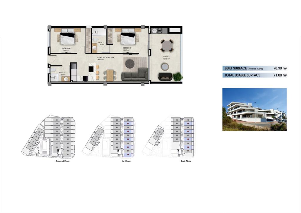 Apartment in Elche, 78 m², 299,000 €, photo 9, listing 74002816