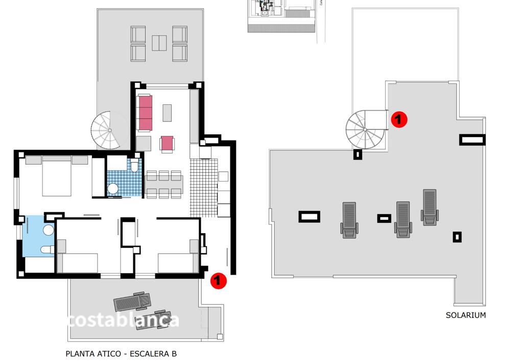 Penthouse in Denia, 150 m², 499,000 €, photo 6, listing 45569216