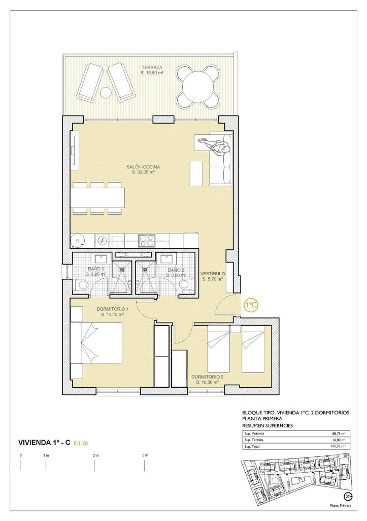 Apartment in Benidorm, 88 m², 345,000 €, photo 6, listing 68847536