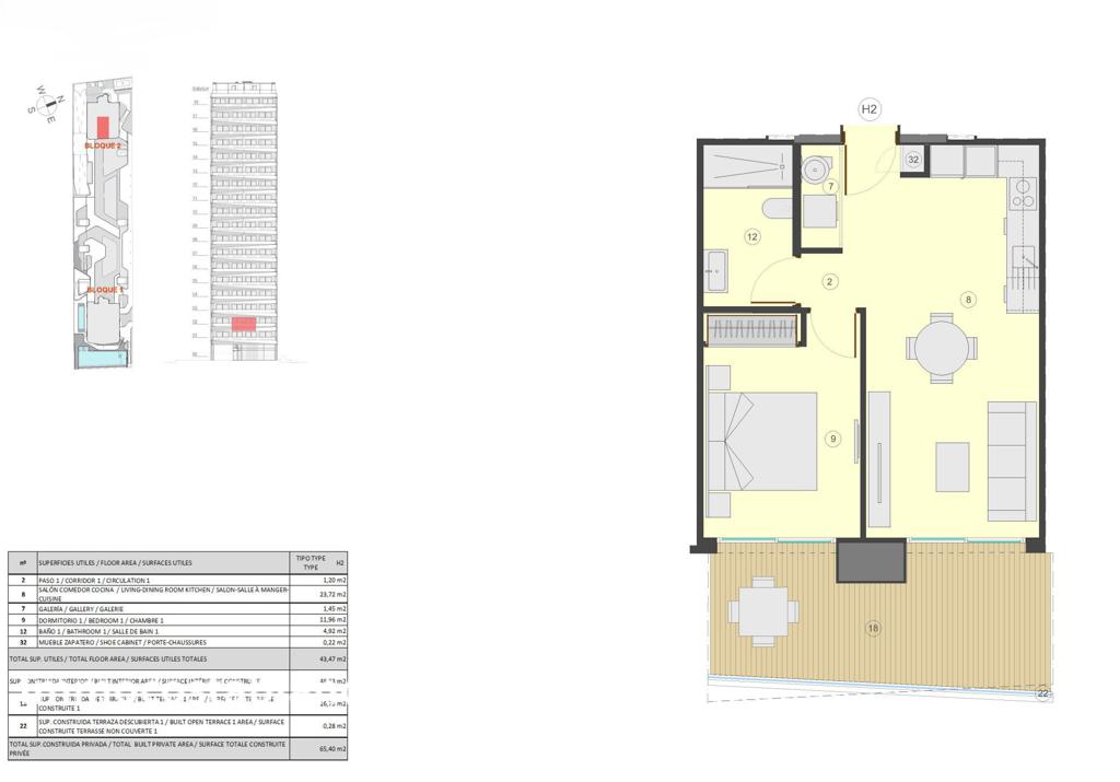 Apartment in Calpe, 65 m², 403,000 €, photo 9, listing 40477936