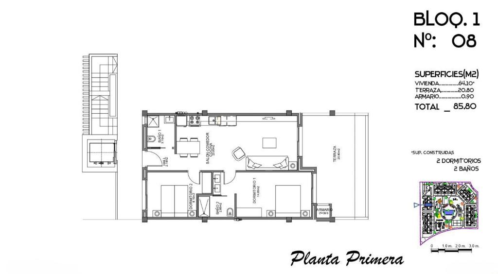 Apartment in Guardamar del Segura, 86 m², 200,000 €, photo 2, listing 46301856