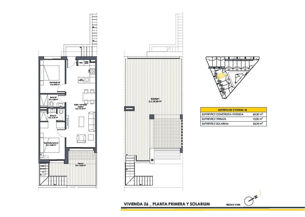Detached house in San Fulgencio, 63 m², 262,000 €, photo 8, listing 3887536
