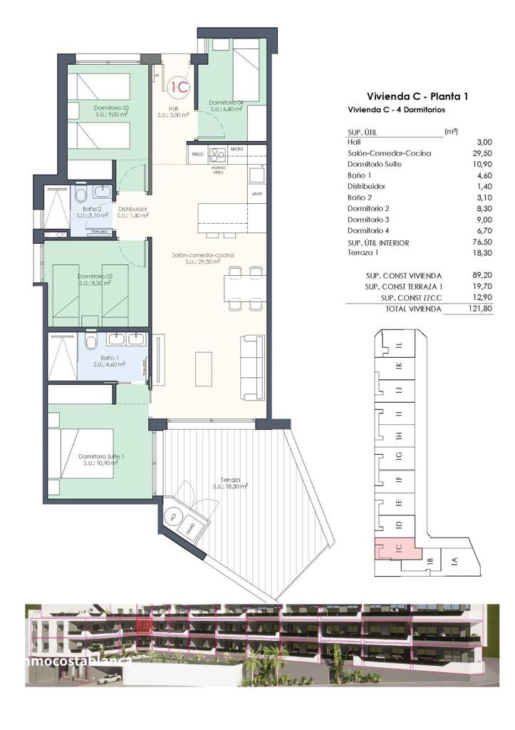 Apartment in Ciudad Quesada, 89 m², 339,000 €, photo 7, listing 16687536
