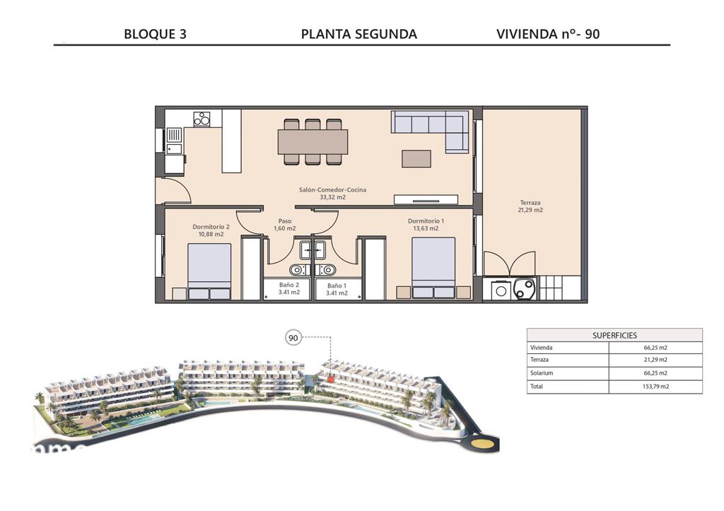 Apartment in Finestrat, 153 m², 360,000 €, photo 10, listing 12963616