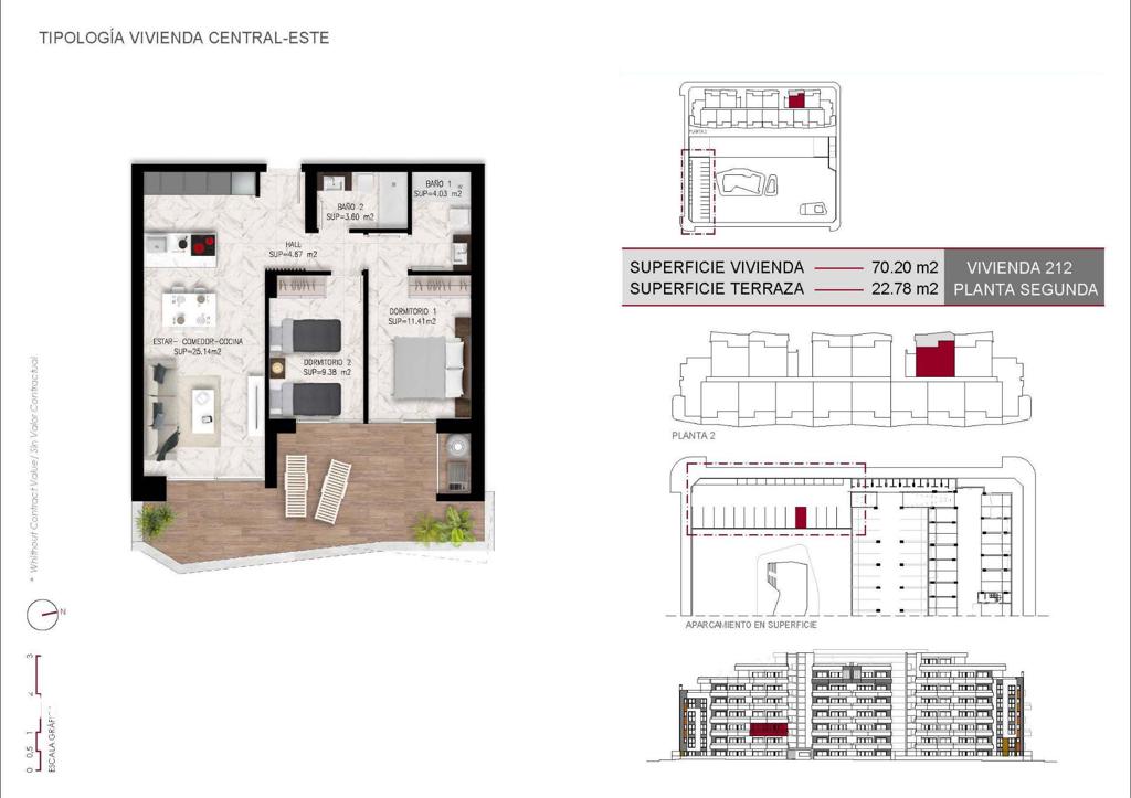 Apartment in San Miguel de Salinas, 70 m², 244,000 €, photo 3, listing 45407536