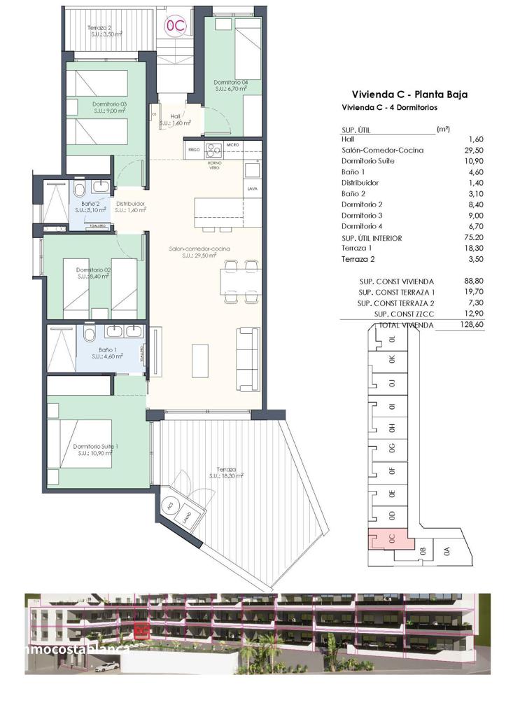 Apartment in Ciudad Quesada, 88 m², 328,000 €, photo 7, listing 79807536