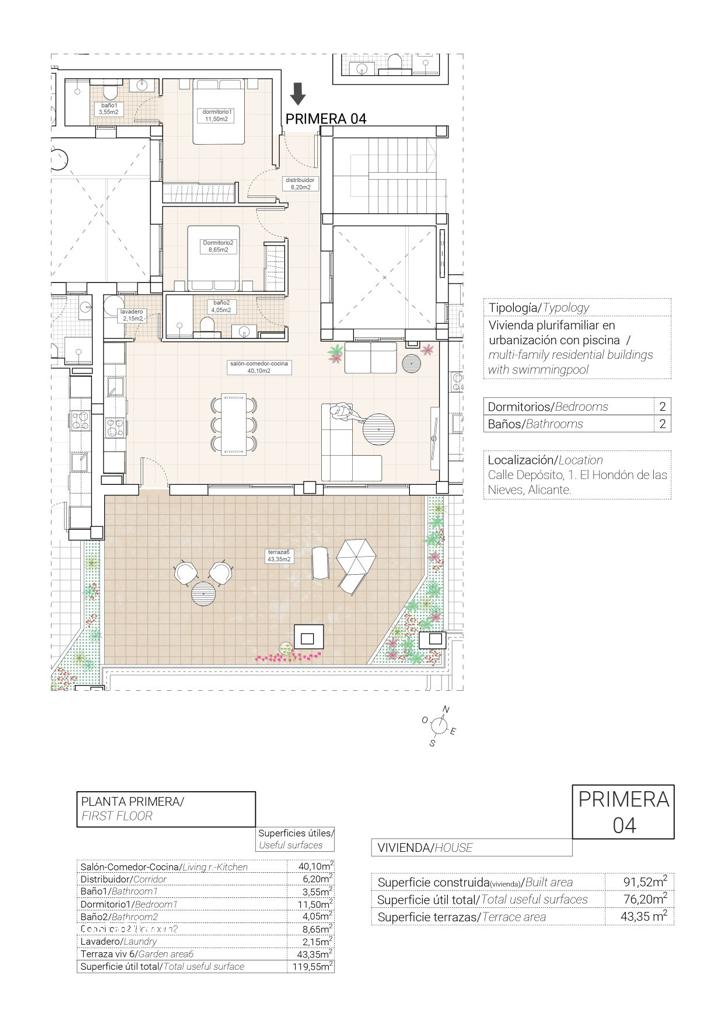 Apartment in Elche, 119 m², 210,000 €, photo 8, listing 22850016