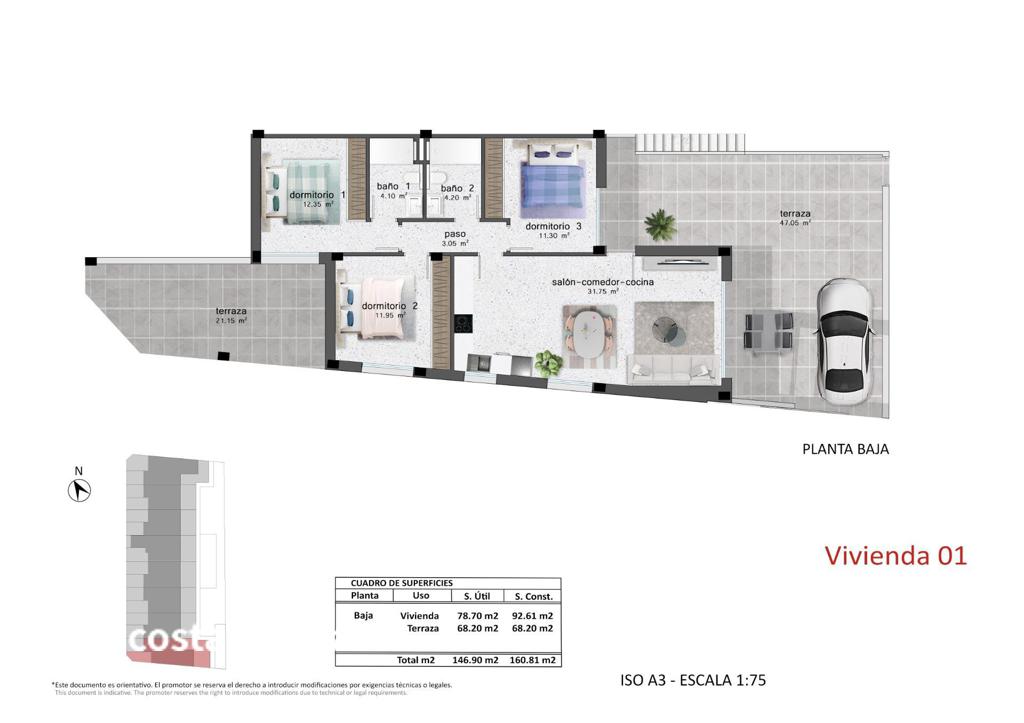 Detached house in Pilar de la Horadada, 92 m², 335,000 €, photo 6, listing 55887536