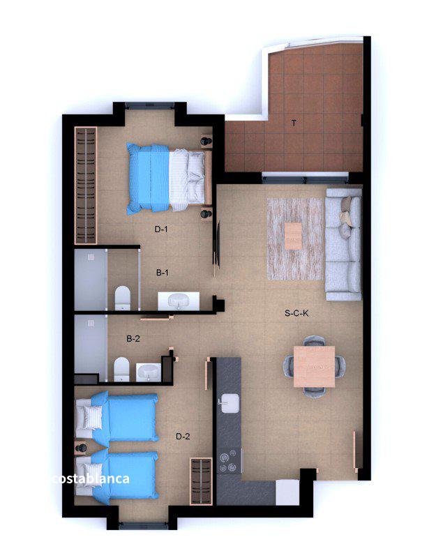 Apartment in Denia, 123 m², 315,000 €, photo 8, listing 69541056