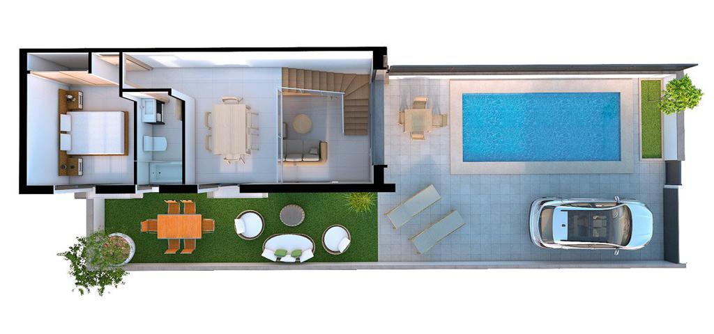 2 room villa in Arenals del Sol, 74 m², 224,000 €, photo 1, listing 55228648