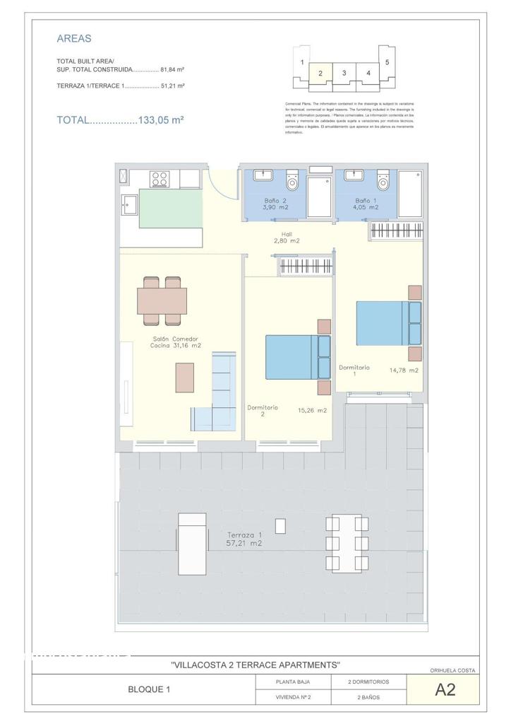 Apartment in Dehesa de Campoamor, 82 m², 246,000 €, photo 8, listing 71052176