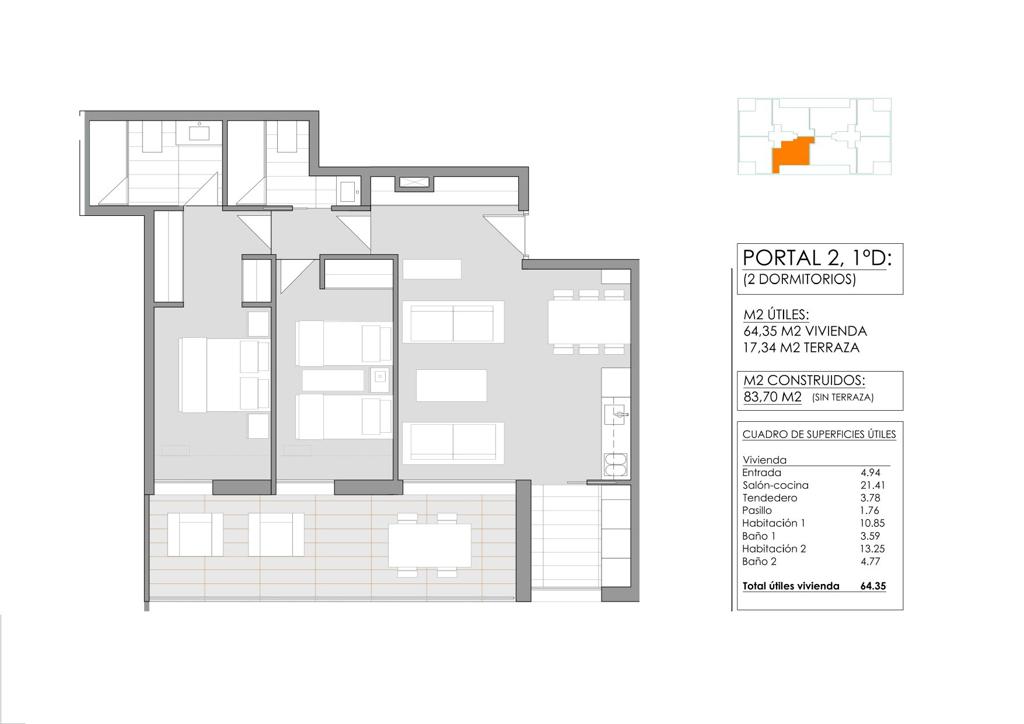Apartment in Javea (Xabia), 81 m², 345,000 €, photo 9, listing 51634816