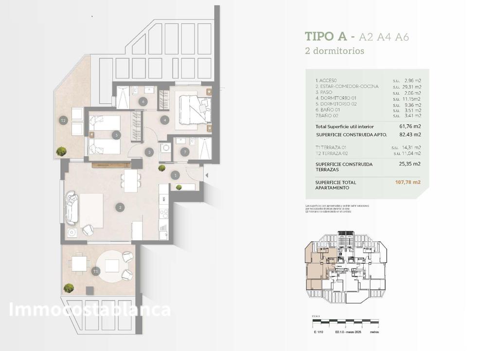 Apartment in Calpe, 82 m², 430,000 €, photo 10, listing 75807536