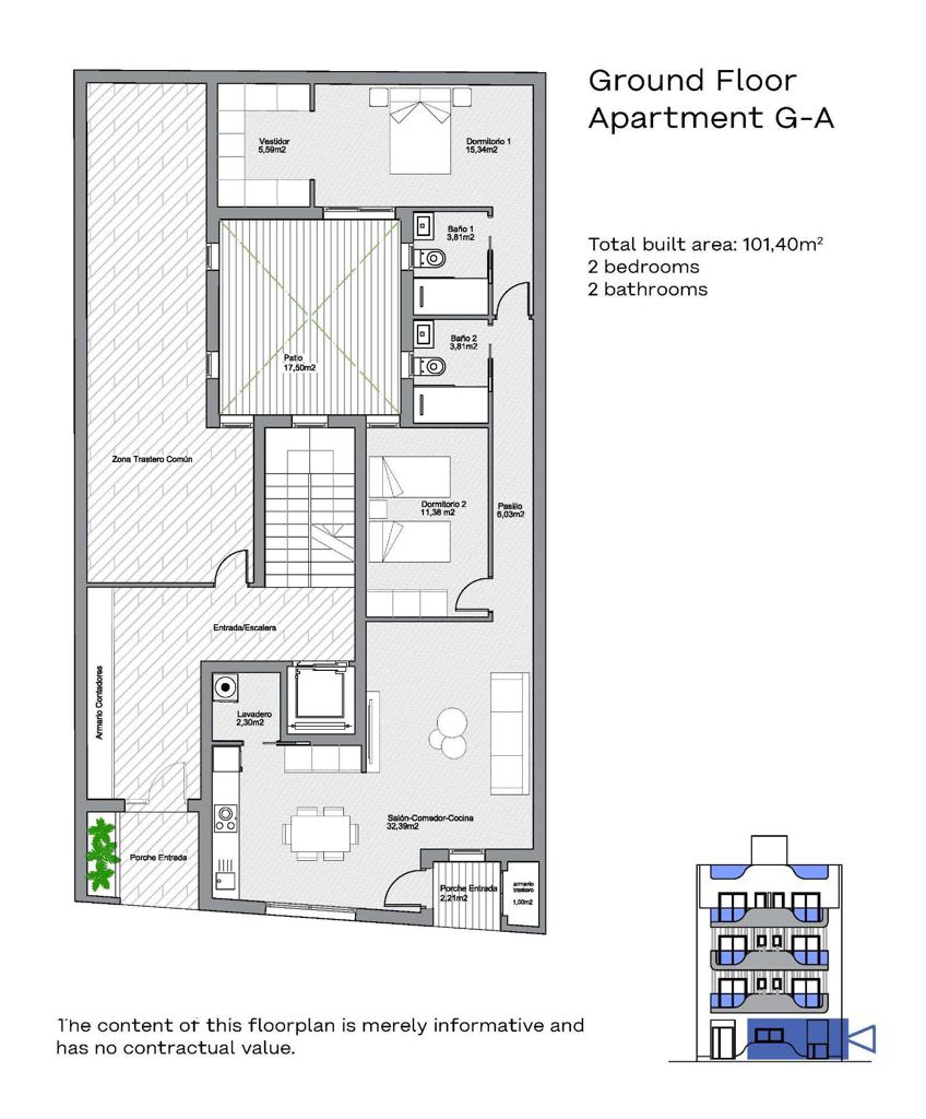 Apartment in Torrevieja, 101 m², 309,000 €, photo 5, listing 38287536