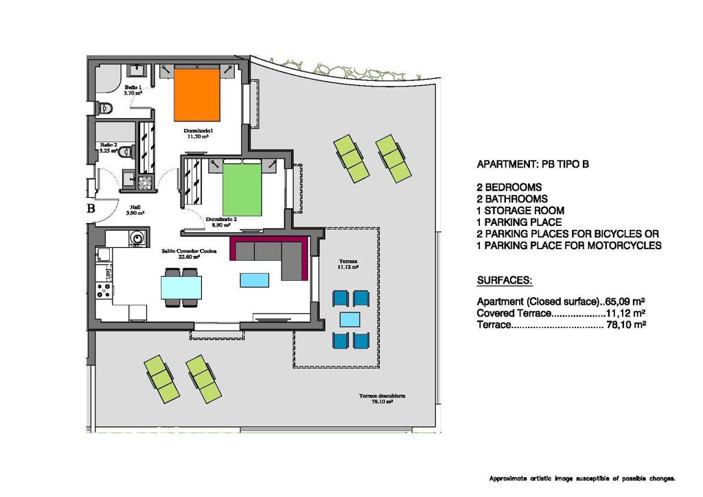 Apartment in Orihuela Costa, 65 m², 283,000 €, photo 7, listing 77167536