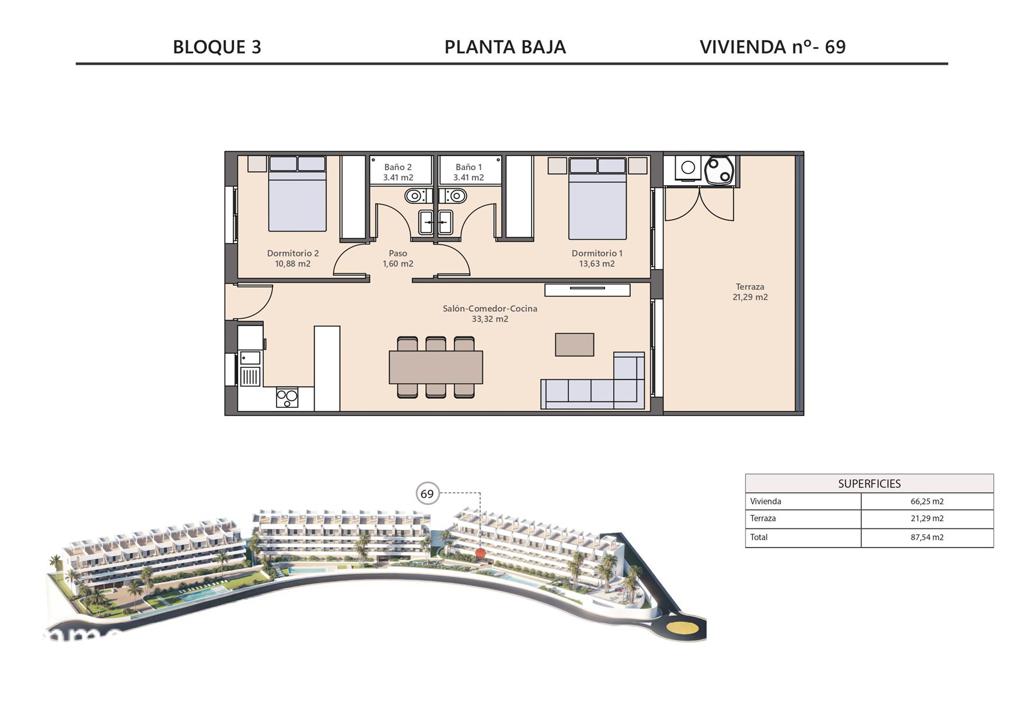 Apartment in Finestrat, 87 m², 300,000 €, photo 10, listing 4963616