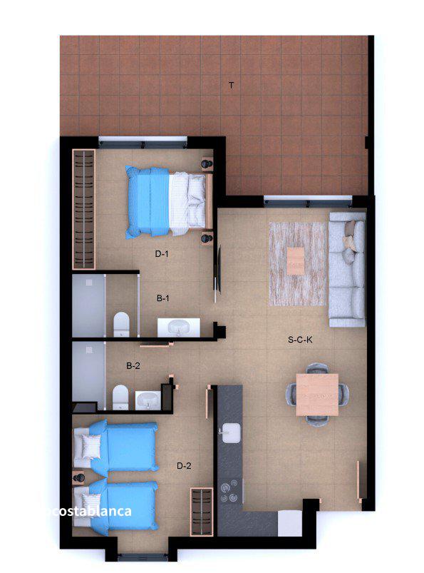 Apartment in Denia, 64 m², 269,000 €, photo 5, listing 6341056