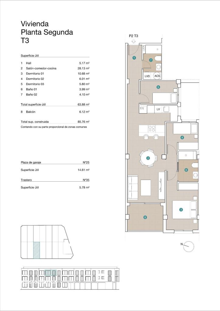 Apartment in Jacarilla, 74 m², 187,000 €, photo 9, listing 59959536