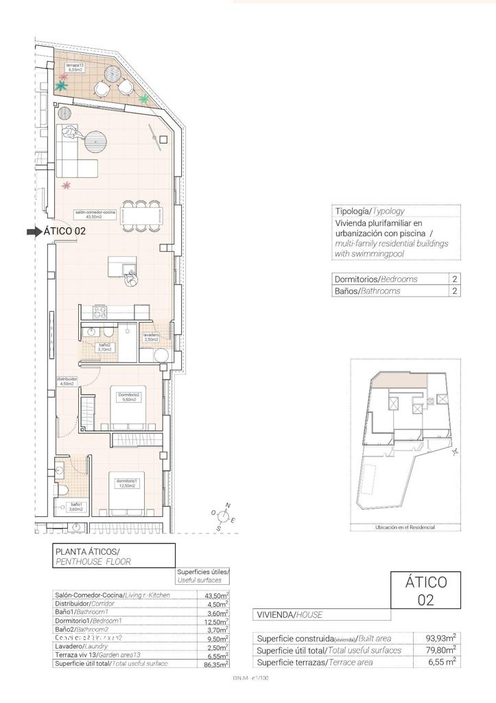 Apartment in El Fondó de les Neus, 93 m², 220,000 €, photo 1, listing 3087536