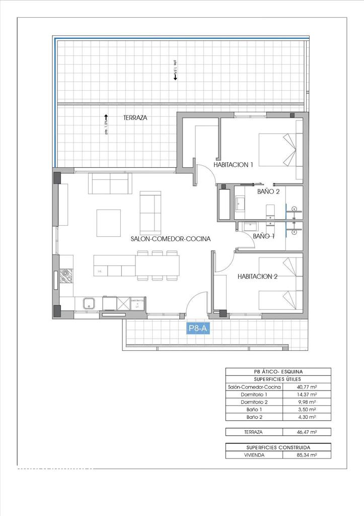 Apartment in Villajoyosa, 131 m², 550,000 €, photo 8, listing 42005936