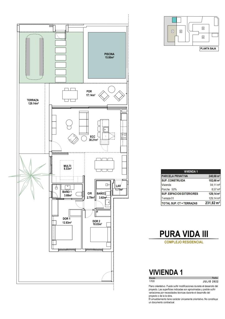 Detached house in Pilar de la Horadada, 102 m², 295,000 €, photo 7, listing 71042576