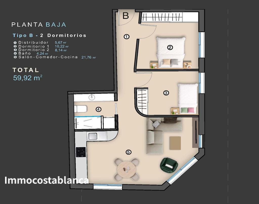 Apartment in Torrevieja, 59 m², 183,000 €, photo 10, listing 3641216