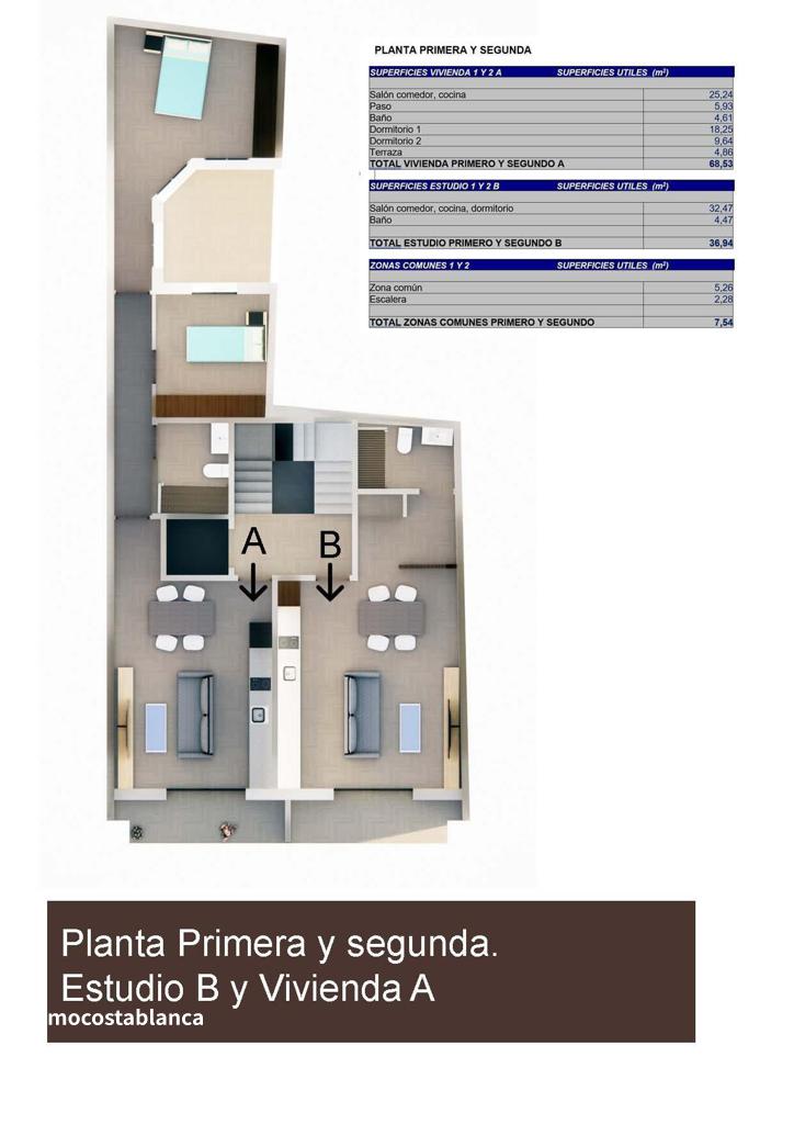 Apartment in Torrevieja, 36 m², 175,000 €, photo 7, listing 5647536