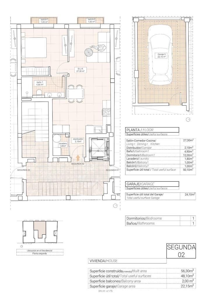 Apartment in El Fondó de les Neus, 56 m², 175,000 €, photo 2, listing 26287536