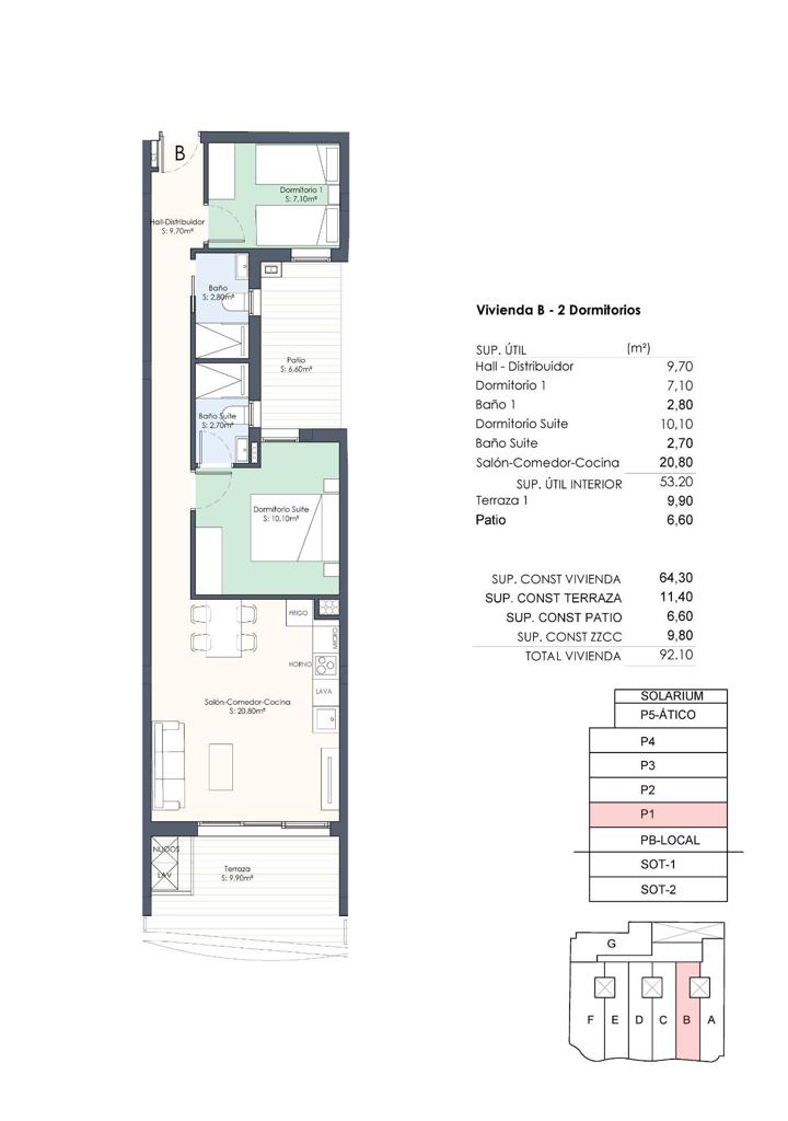 Apartment in Torrevieja, 64 m², 319,000 €, photo 1, listing 55087536