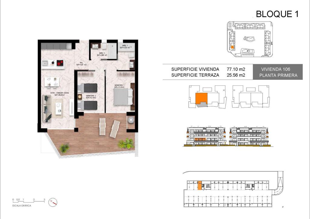 Apartment in Torrevieja, 77 m², 293,000 €, photo 6, listing 51735536