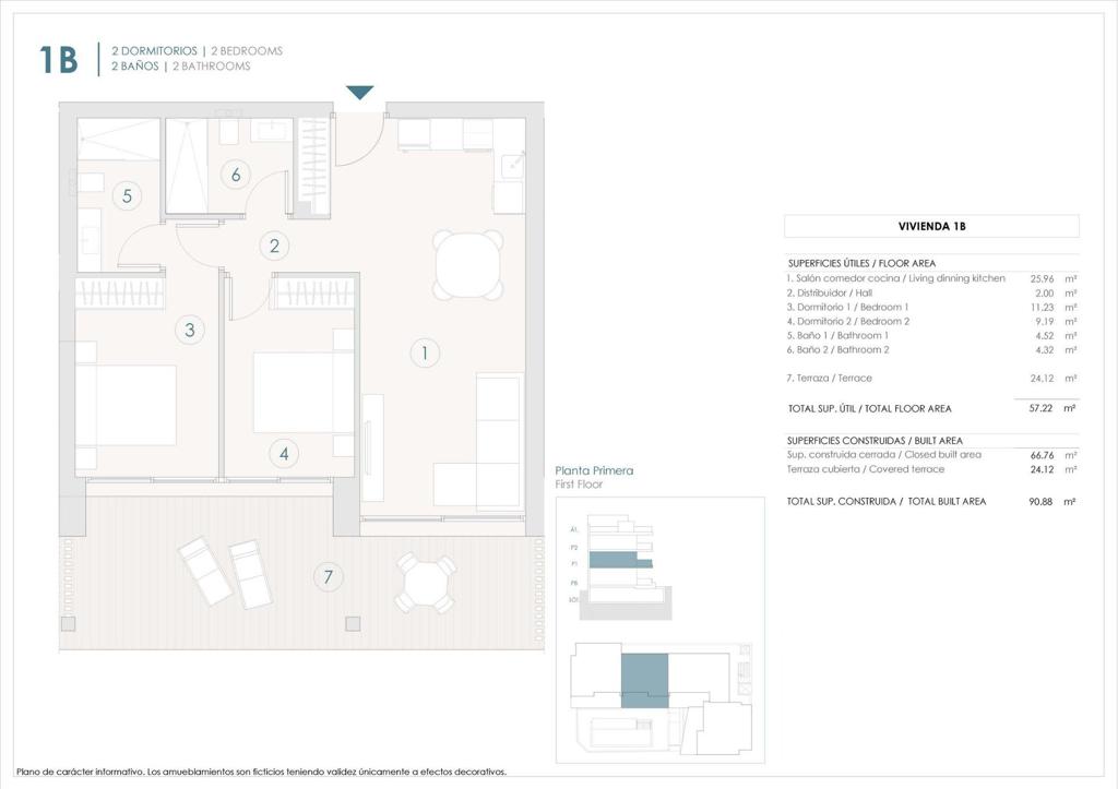 Apartment in Ciudad Quesada, 66 m², 285,000 €, photo 4, listing 34896416