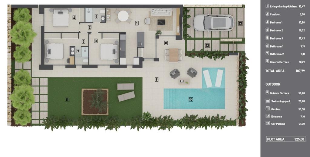 Detached house in Finestrat, 107 m², 495,000 €, photo 1, listing 57916256