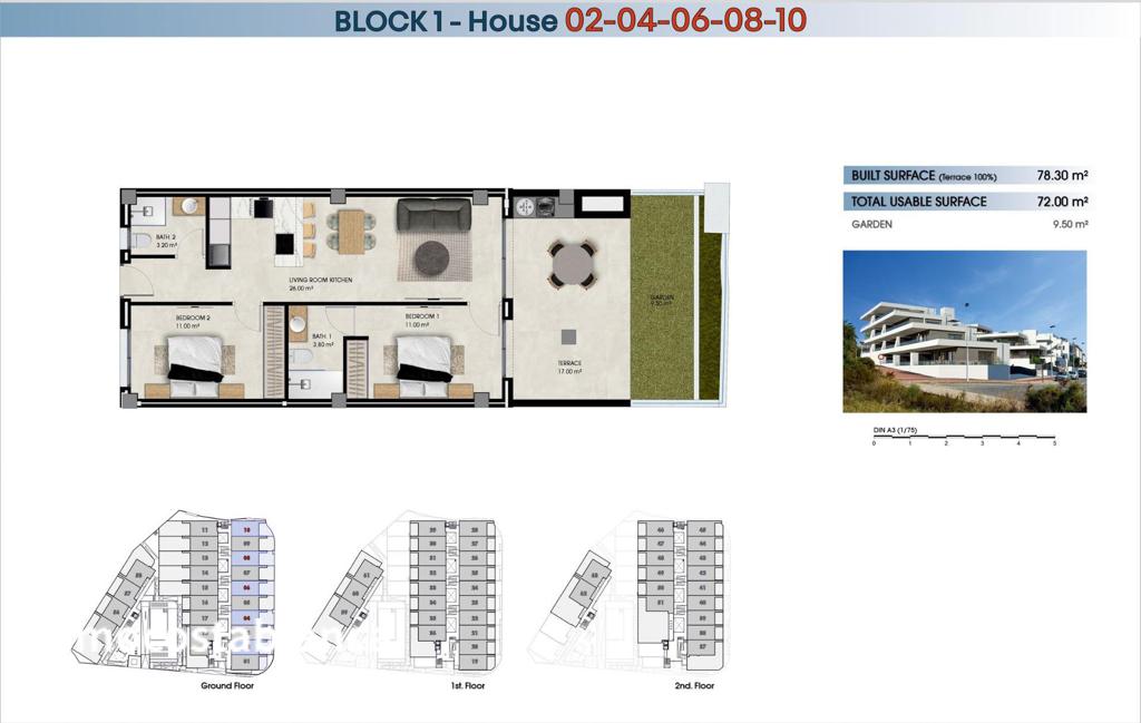 Apartment in La Marina, 78 m², 265,000 €, photo 4, listing 57439536