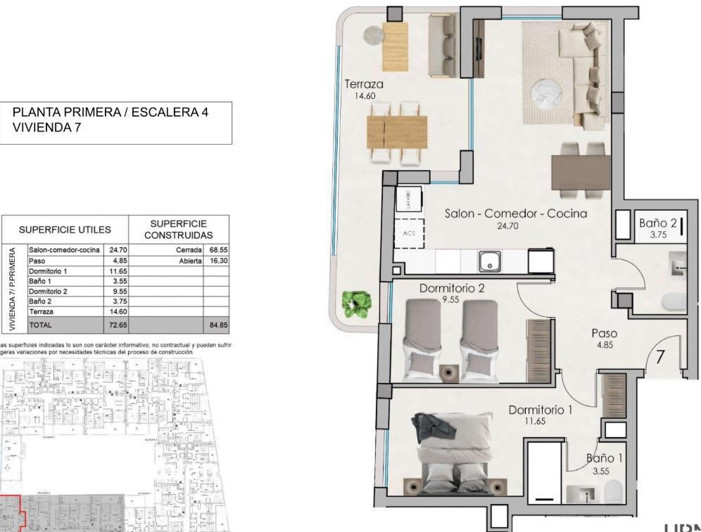 Apartment in Santa Pola, 84 m², 290,000 €, photo 4, listing 22127536
