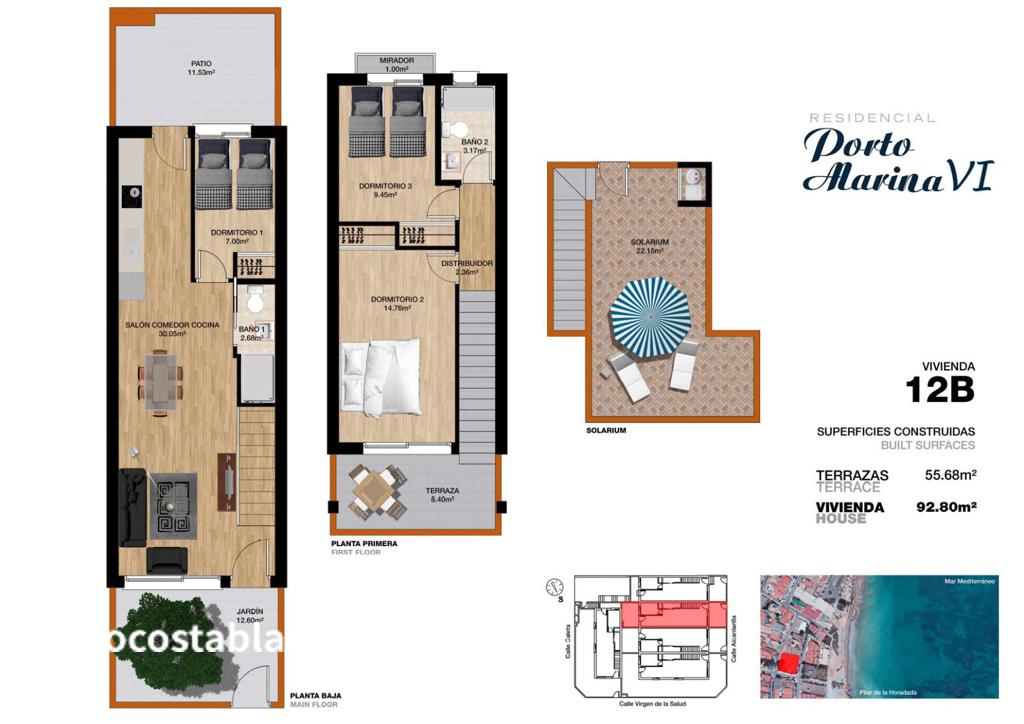Terraced house in Torre de la Horadada, 96 m², 280,000 €, photo 7, listing 29885448