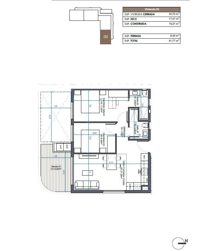 Apartment in Guardamar del Segura, 73 m², 302,000 €, photo 1, listing 36759536
